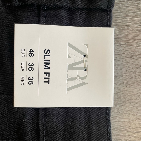 Zara black men’s slim fit pants - Picture 4 of 4